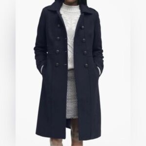 Banana Republic Dark Olive Green Wool Coat